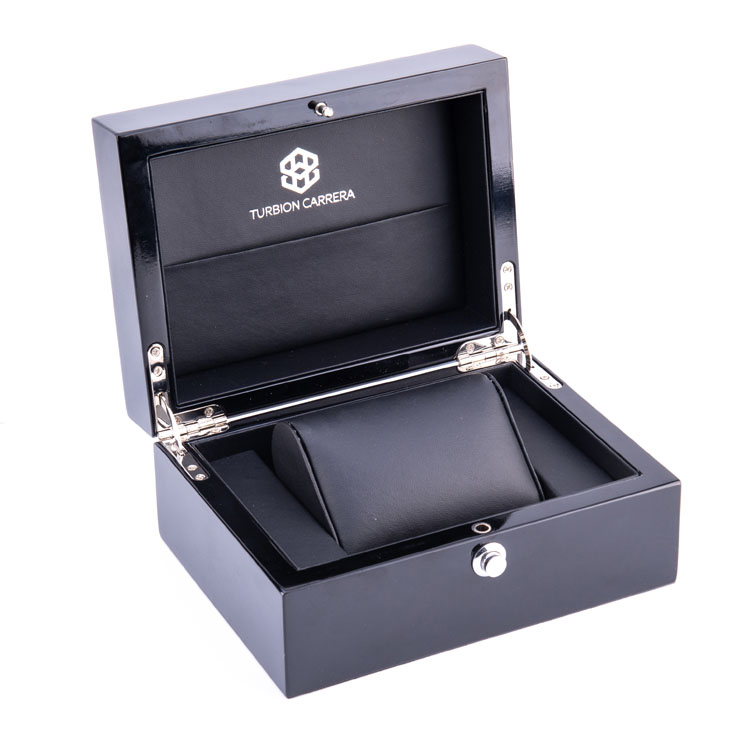 Boxes Wood Cases Glossy For Watches Mahogany Luxury Special Customized Black Presentation Big High Wooden Watch Box