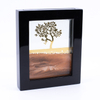 7" Moving Sand Art Picture Square Glass 3D Deep Sea Sandscape in Motion Display Flowing Sand Frame
