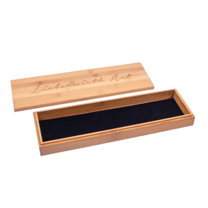 Bamboo Wooden Herb Stash Box with Rolling Tray Storage Container To Store Smoking Accessories Grinder Pipe Rolling Papers
