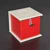 Selling Tray Portable Electric Opener Rings Key Folder Attar Genuine Leather Texture Souvenir Book PU Packaging Box