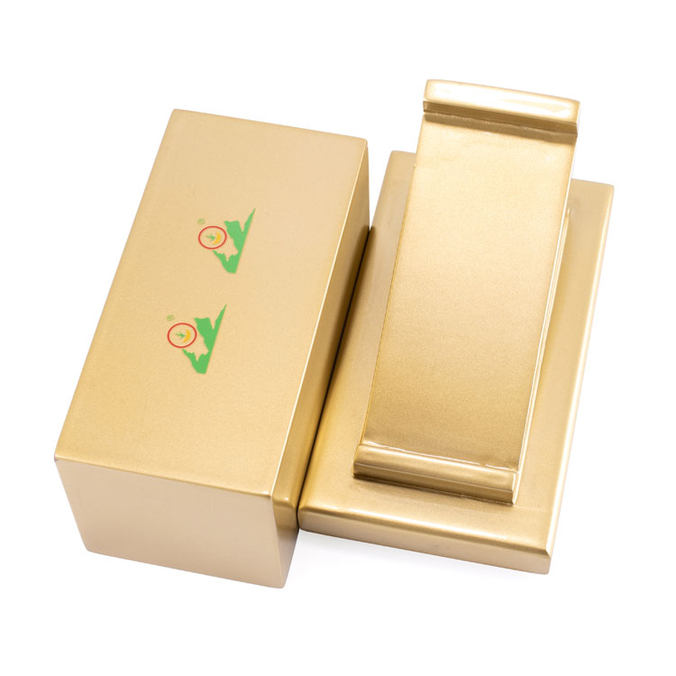 Glossy Golden Luxury Display Perfume Wood Box