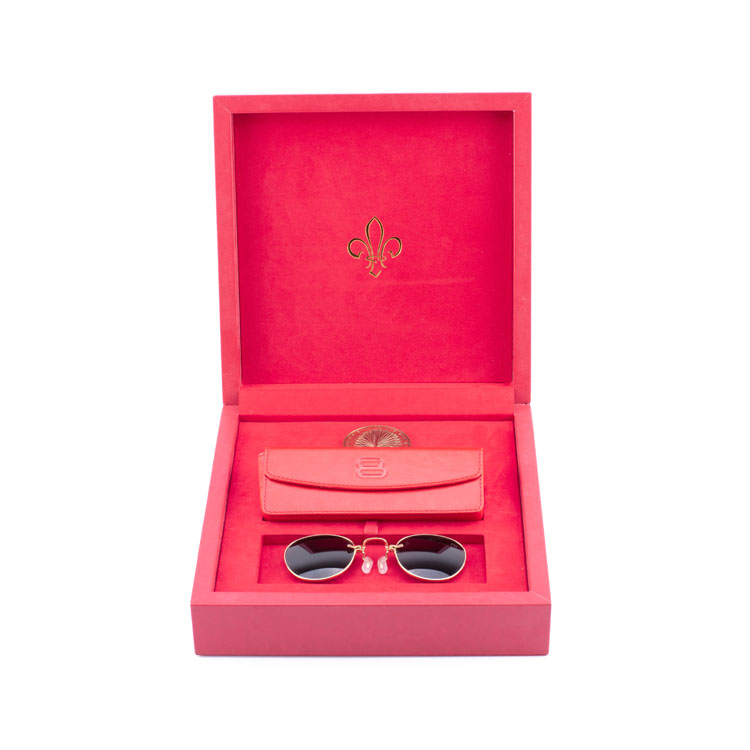 Classical Luxury Gift Wooden Watch Packaging Box Wooden Box for Gift Sets Wood Pu Sunglasses Gift Box Long