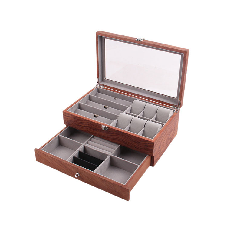 Wood Champagne Cocktail Glasses Wooden Sunglasses Case Box