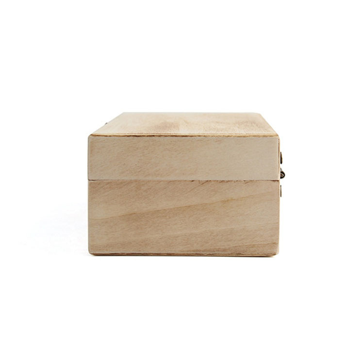 Wooden Gift Hinged With Glass Lid Wood Grain Glasses Cases Set Sunglasses Case Box