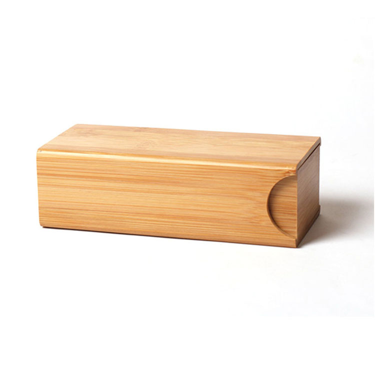 High End Custom Logo Luxury Sunglasses Packaging Box For Gift Red PU Leather Glasses Wooden Case