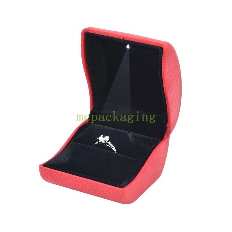 Jewelry Box Storage Bracelet Necklace Earring Case Satin Handle Square Paper Cardboard Gift Sliding Brown Packaging Box Jewelry