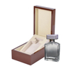 Small Brown Rectangular Inner Tray with Movable Elastic Hinge for Storage And Display of Perfume Wooden Box for Paint Packaging