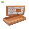Laser Engraved Oiled Lid And Base Bamboo Box
