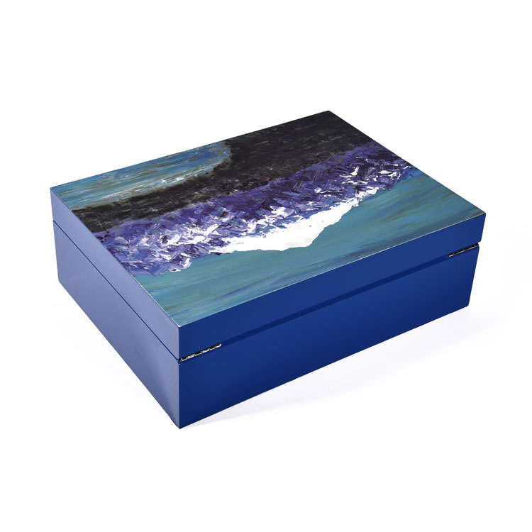 Upmarket Famous Brand Piano Painting Jewelry Wood Box