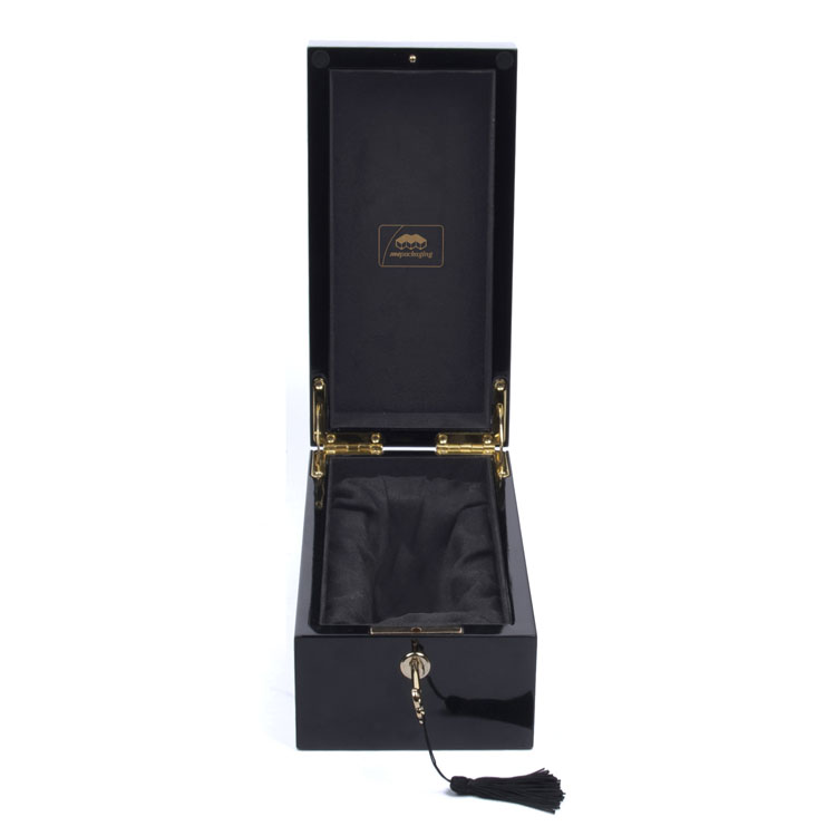 Custom Luxury Large Wooden Memory Keepsake Package Box In Bulk With Lock