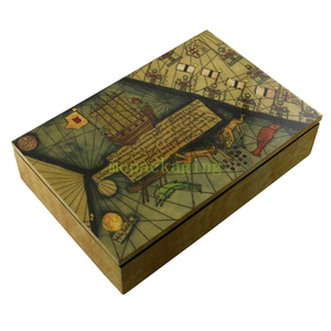 KSA Jeddah season Quality Luxury Laser engrave Wooden Chocolate Packaging Box