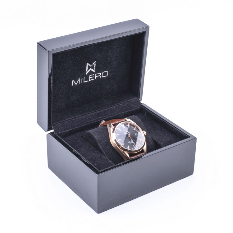 In Stock Oem Luxury Custom Logo Wood Watch Packaging Box For Gift
