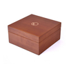 Oak Hinged Matt Logo Engraved Wooden Gift Box
