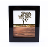 7" Moving Sand Art Picture Square Glass 3D Deep Sea Sandscape in Motion Display Flowing Sand Frame