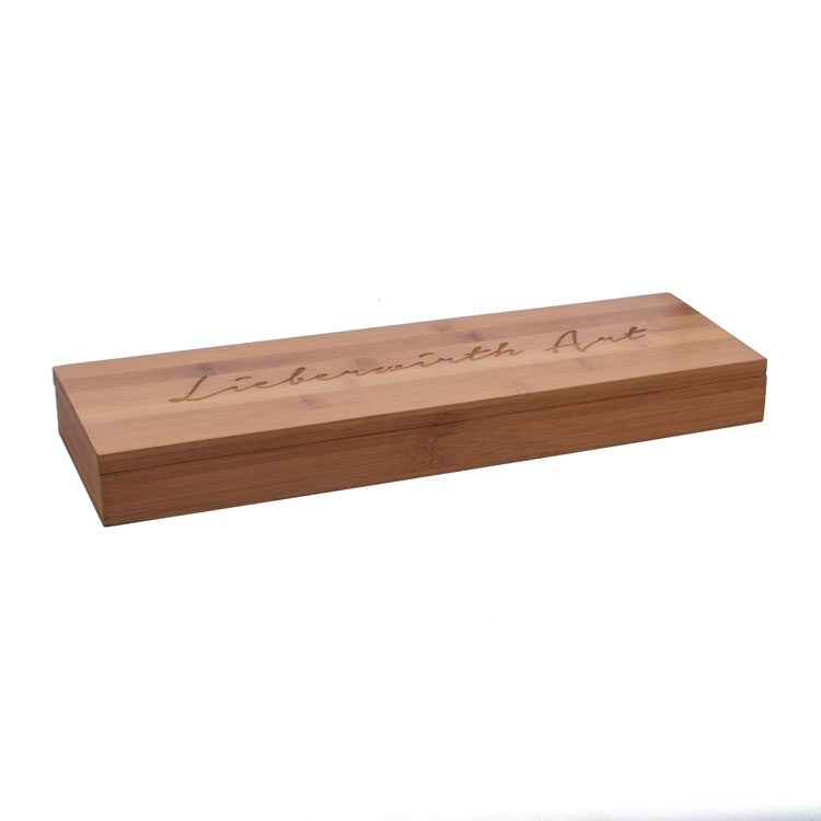 Bamboo Wooden Herb Stash Box with Rolling Tray Storage Container To Store Smoking Accessories Grinder Pipe Rolling Papers