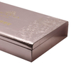 Mechanical Two Playing Pull Out Drawer Plastic Cake Rose Gold PU Leather Cosmetic Essential Oil Gift Packaging Box