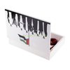 KSA Jeddah Season Wooden Box Factory Customized Custom White Open Lacquer Engraved Wooden Crate Gift Chocolates Box Wood Box