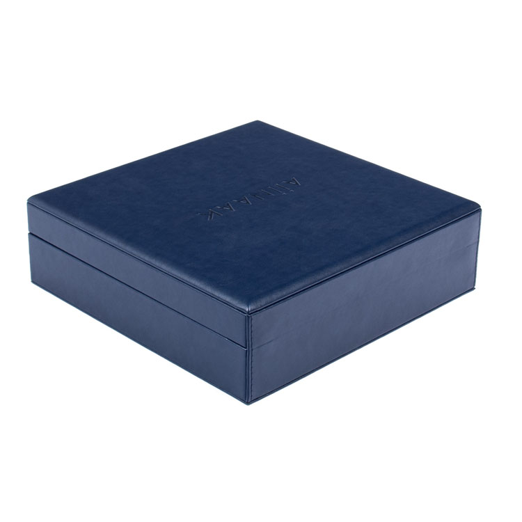 Designer Luxury Custom Logo Blue Red Leather Proof Velvet PU Wood Sunglasses Set Packaging Boxes