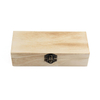 Wooden Gift Hinged With Glass Lid Wood Grain Glasses Cases Set Sunglasses Case Box