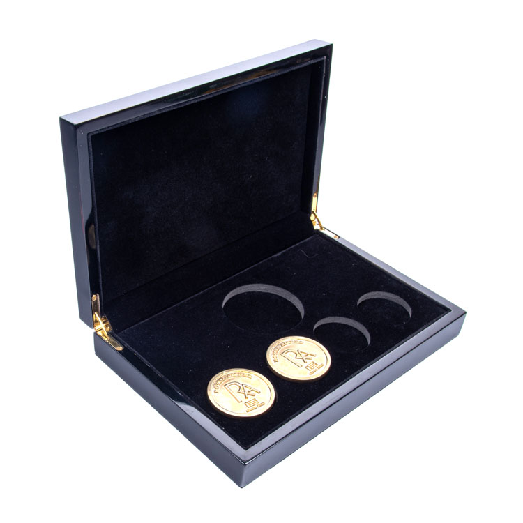 Multi Currency Wooden Coin Collector Set Storage Box Case With Trays Wood Packing Box