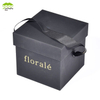 Simple Ribbon Handles Flowers Paper Gift Box