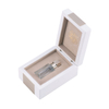 arabic style rose golden metal plate decoration 15ml perfume box