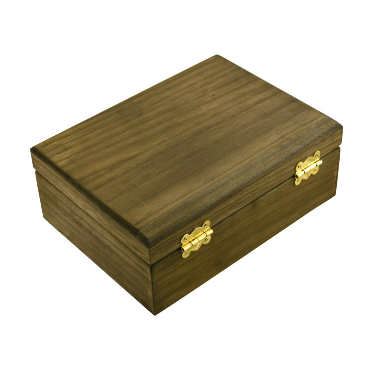 Erasing Color Solid Wood Natural Teabag Wooden Box