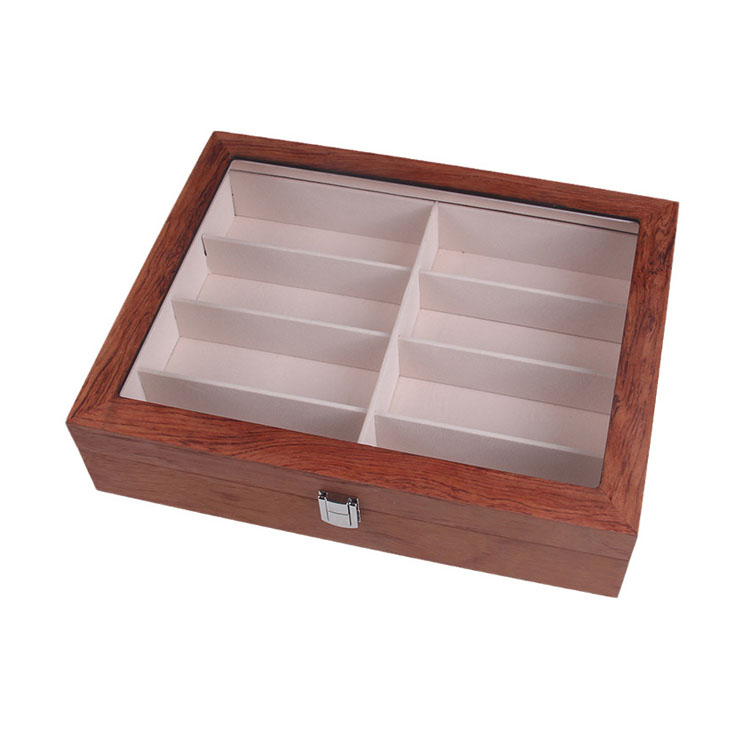 Hot 8 Sunglasses Display Wooden Box