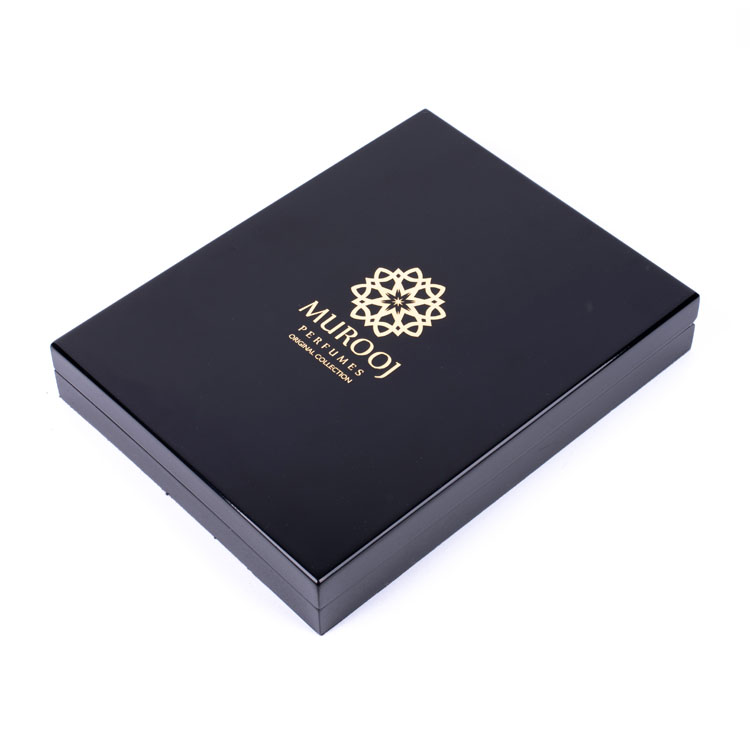 Custom Luxury White Piano Paint MDF Wooden Box for Storage Perfume Varnish Wooden Packaging Gift Box with Hinged Lids