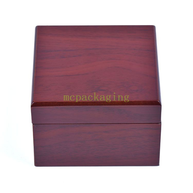Wooden Box Factory Customized Luxury Custom Logo Personalized Wooden Watch Packing Box Woodbox