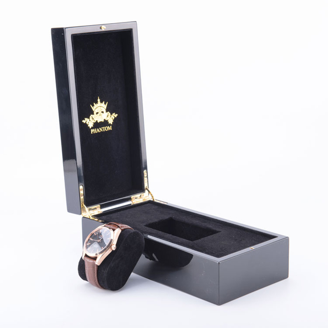 High End 1 2 3 Slot Genuine Leather Watch Roll Travel Case Watch Display Box for Men And Women