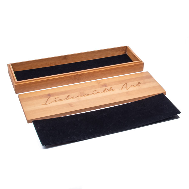 Bamboo Wooden Herb Stash Box with Rolling Tray Storage Container To Store Smoking Accessories Grinder Pipe Rolling Papers
