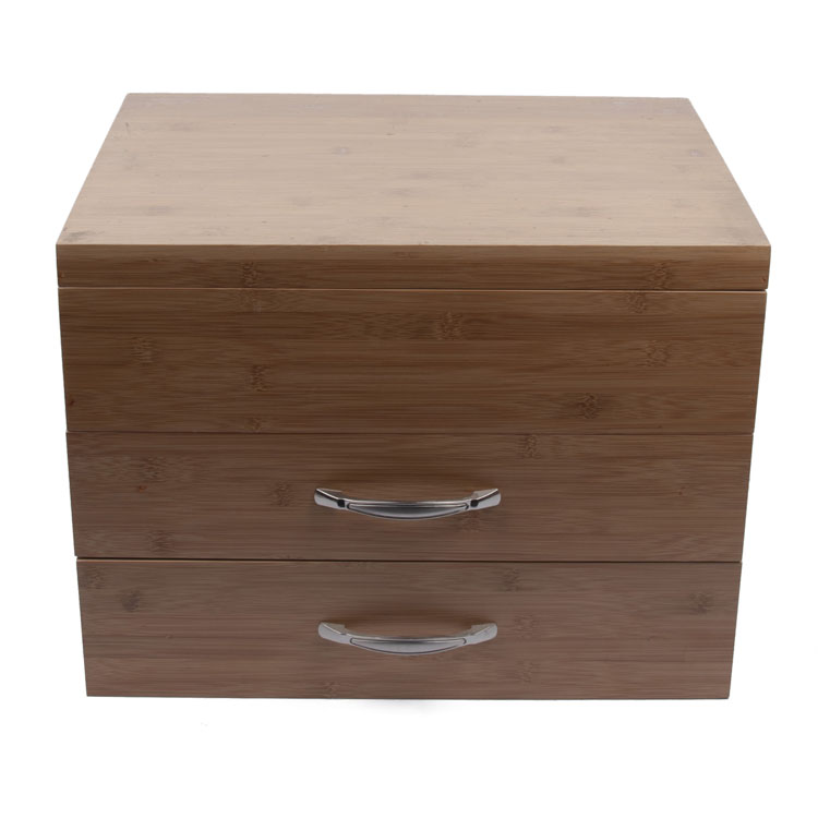 Handmade Lacquer Custom Wooden Bamboo Box with Magnet Lid Bamboo Packaging Box