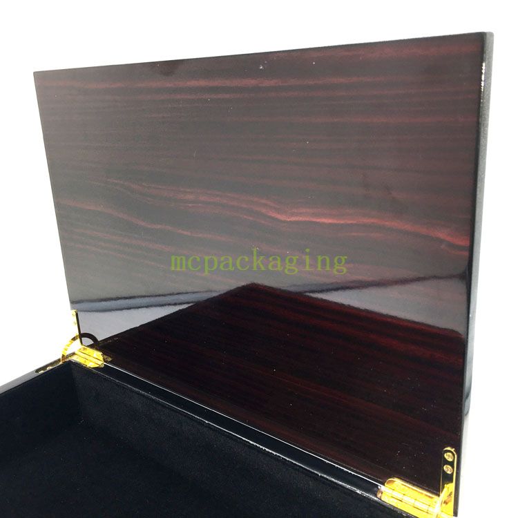 KSA Jeddah Season Wooden Box Factory Customized Saudi Arabic High Glossy Wood Sweet Date Box For Gift