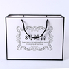 Custom Private Logo Printed Black Big Personalized Luxury Shopping Tote Gift Premium Paper Bags With Handle