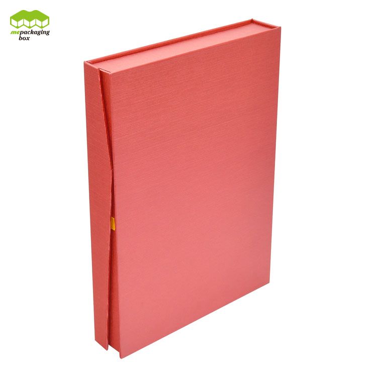 Logo Golden Foiling CMYK Printing Book Style Paper Gift Box