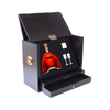 Matt Black Pinewood Distinctive Wine Box