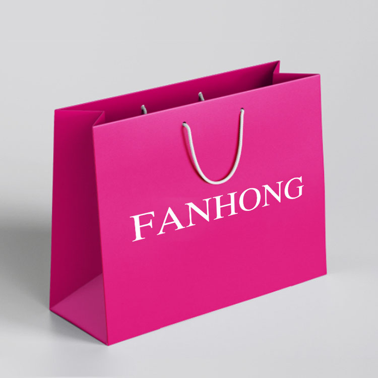Luxury Ribbon Handle Boutique Shopping Packaging Customized Printed Euro Paper Gift Bags With Logo
