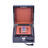 Wooden Box Factory Customized Personalized Custom Wooden Black Lacquered Watch Packing Box Woodbox