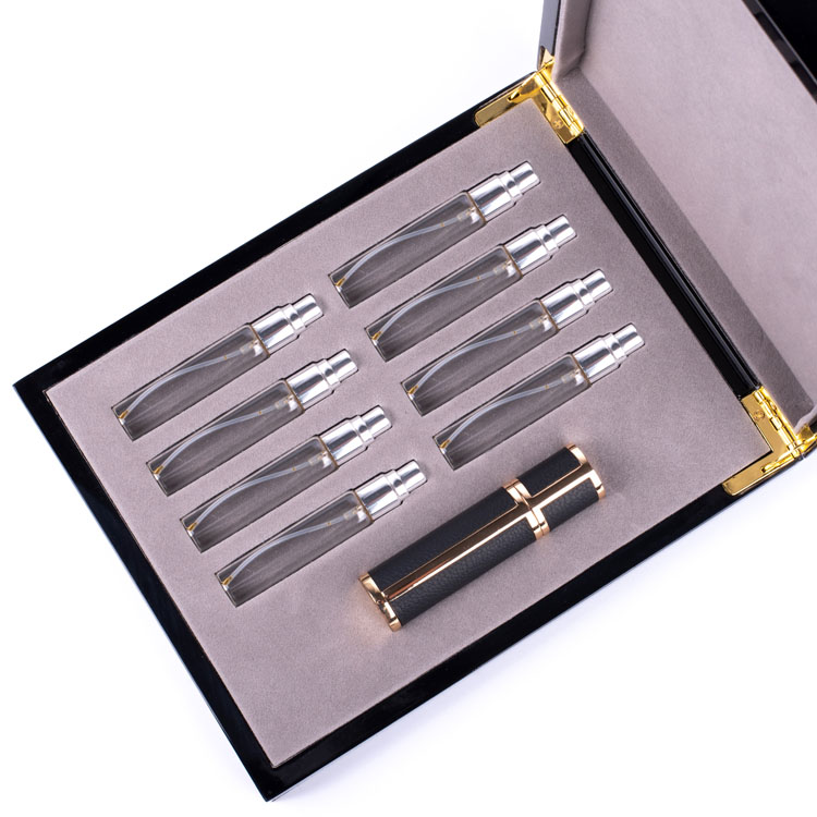 Custom Luxury White Piano Paint MDF Wooden Box for Storage Perfume Varnish Wooden Packaging Gift Box with Hinged Lids