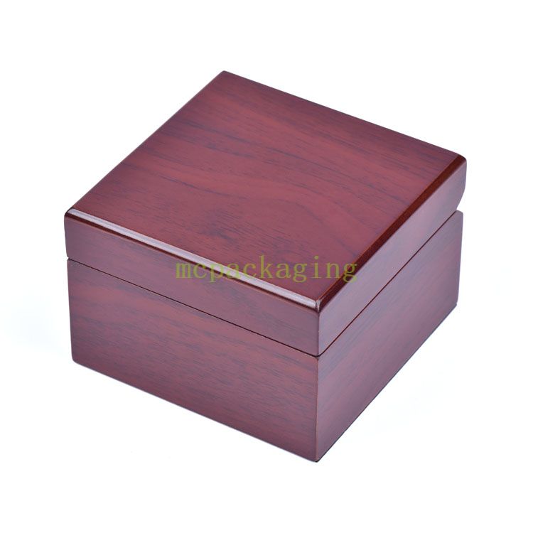 Wooden Box Factory Customized Luxury Custom Logo Personalized Wooden Watch Packing Box Woodbox