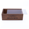 Custom OEM Logo Household Stock Wholesale Flip Cover Case Pine Wood Jewelry glass lid Storage Wooden Box
