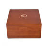 Oak Hinged Matt Logo Engraved Wooden Gift Box