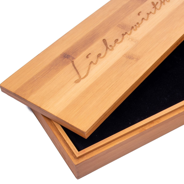 Bamboo Wooden Herb Stash Box with Rolling Tray Storage Container To Store Smoking Accessories Grinder Pipe Rolling Papers
