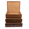 Handmade Lacquer Custom Wooden Bamboo Box with Magnet Lid Bamboo Packaging Box