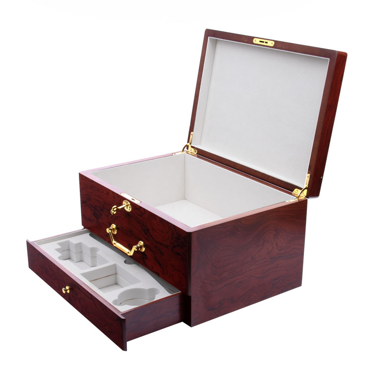 Manufacturers Wholesale High-end Piano Lacquer Custom Handmade Wooden Gift Packaging Box