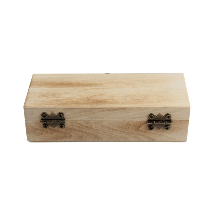 Wooden Gift Hinged With Glass Lid Wood Grain Glasses Cases Set Sunglasses Case Box