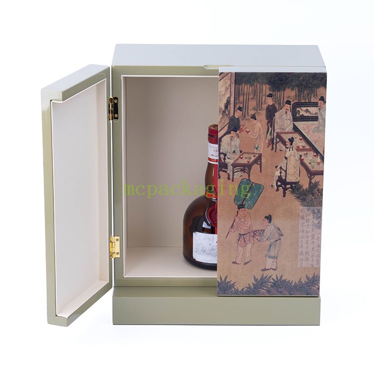 Distressed Black And White Wooden Wine Holder Box Penfolds Wooden Wine Box Wooden Wine Gift Box Uk