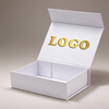 Cajas Personalizadas, Custom Magnetic Gift Box, Luxury Flip Top Paper Box with Logo Hot Stamping